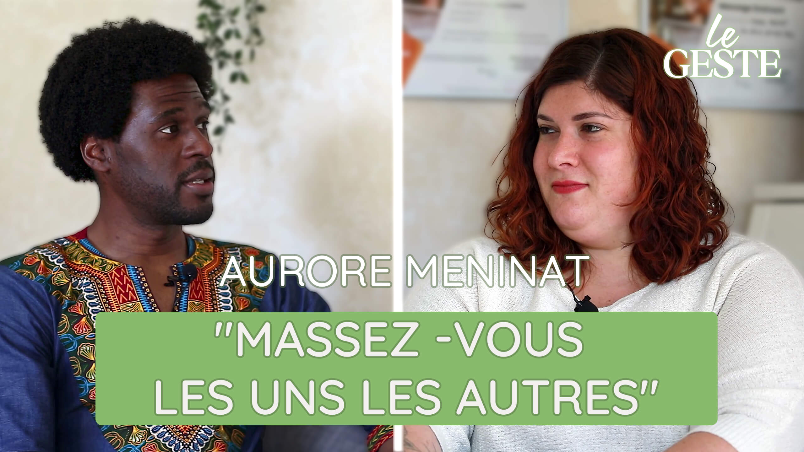 média Youtube Cilans Massage Aurore Méninat